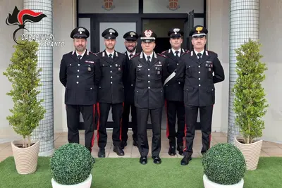 Il Generale Del Monaco in visita alle stazione di Fragagnano e Grottaglie