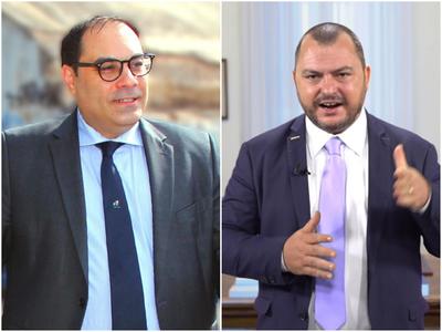 Rinaldo Melucci, sindaco di Taranto, e Giovanni Vianello, onorevole M5S