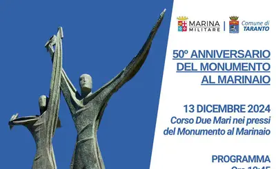 Taranto celebra i 50 anni del Monumento al Marinaio