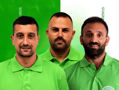 Antonio Danese, Danilo Colluto e Angelo Maraglino (Football Club Manduria)