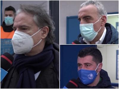 Da sinistra: Maci, presidente Casarano, Feola e De Luca