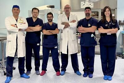 L’equipe della Chirurgia toracica di Taranto
