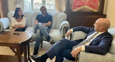 Da sx: Rossana Sangineto, Mirko Maiorino, Piero Bitetti