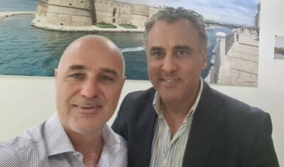 Da sinistra: Cosimo Ciracì e Alessandro Basta