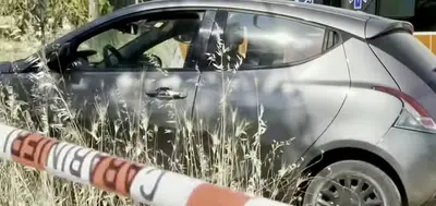 La Lancia Y usata dai banditi per la fuga