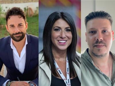 Da sinistra: Matteo Schinaia, Linda Stevanato e Fabrizio Giannico
