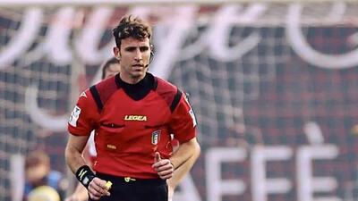 Daniele Virgilio, arbitro della sezione di Trapani