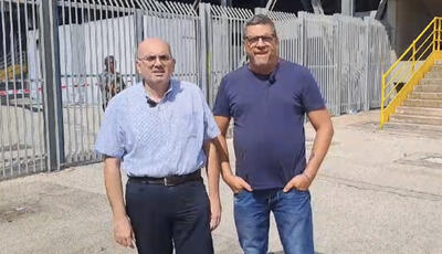 I consiglieri comunali Luigi Abbate e Massimo Battista