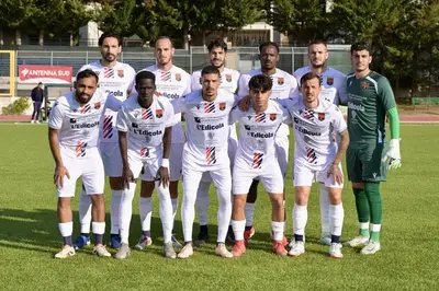 Il Taranto che ha iniziato ad Acquaviva delle Fonti (foto Franco Capriglione)