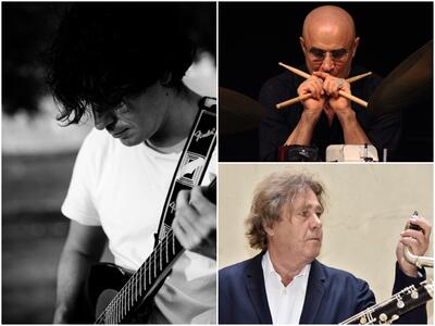 Da sinistra: Livio Bartolo, Enzo Lanzi, Louis Scalvis