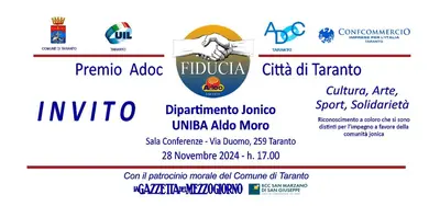 Premio "Fiducia Adoc Città di Taranto"