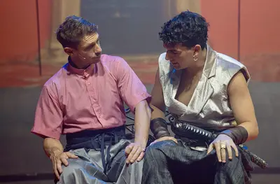 D sx: Giorgio Pasotti e Giacomo Giorgio