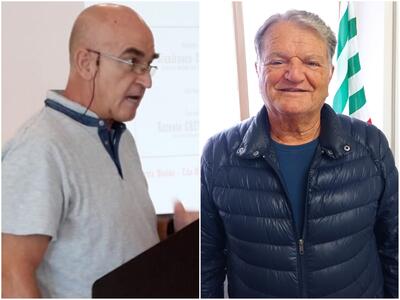 Da sx: Pietro Berrettini, Segretario Generale Felsa Cisl Taranto Brindisi, e Giovanni Castellano, Coordinatore Fivag Cisl Taranto Brindisi