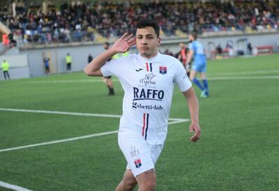 Antonio Santarpia, suo l’ultimo gol in ordine di tempo (Foto Walter Nobile)