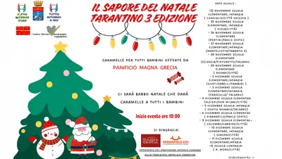 Presentata la terza edizione de "Il Sapore del Natale Tarantino"