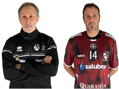 Coach Azzaro e capitan Giosa