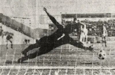 Il gol di Aristei su rigore nell'unica sfida di Serie B, datata 26 marzo 1972