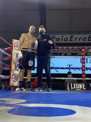 Il maestro Cataldo Quero con il ‘pro’ Giovanni Rossetti