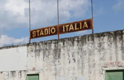 Lo stadio Italia di Massafra (foto Todaro/AntennaSud)