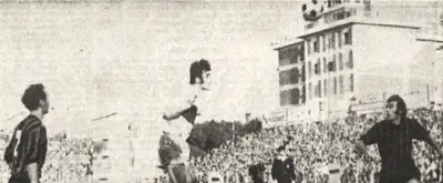 Il gol di Paina in Foggia-Taranto 1-1 serie B del 2 gennaio 1972