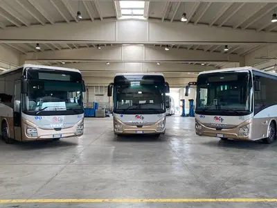 Autobus CTP in officina