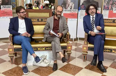 Da sx: Mattia Giorno, Aldo Patruno, Piero Romano