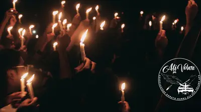 Fiaccolata per la foresteria Donato Marra