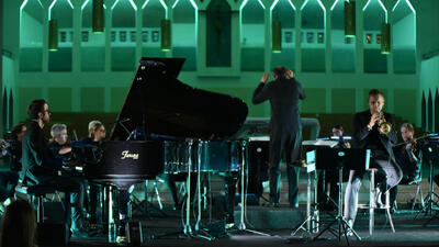 Fabrizio Bosso, Julian Mazzariello e Paolo Silvestri. Foto Aurelio Castellaneta