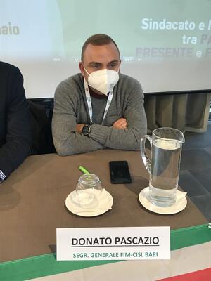 Donato Pascazio, segretario generale Fim Cisl Bari