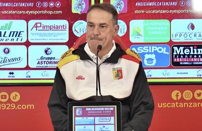 Vincenzo Vivarini, allenatore del Catanzaro
