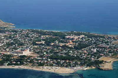 Panoramica aerea di San Vito (foto Massimo Todaro)