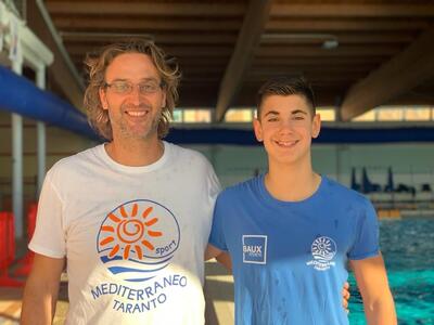 Da sinistra coach Francesco Carbonara e Alessandro Salipante