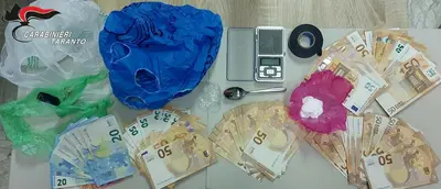 Castellaneta: droga nascosta in pescheria