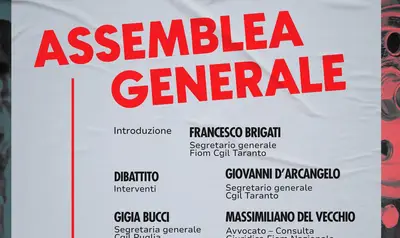 Assemblea FIOM CGIL a Taranto