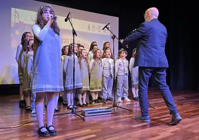 Esibizione scolaresca a Ragazzi in Gamba