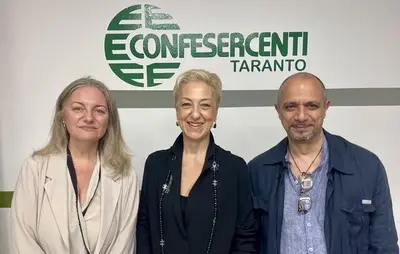 Da sx: Tiziana Errico, Francesca Intermite, Giampiero Laterza