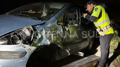Incidente sulla SS7 Taranto–San Giorgio (foto Francesco Manfuso)