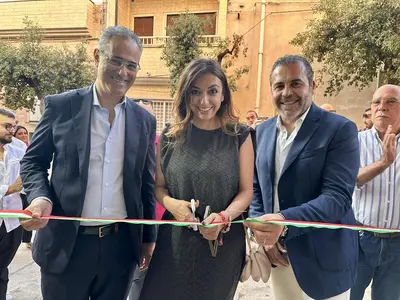 Da sx: Dario Iaia, Augusta Montaruli, Giovanni Maiorano