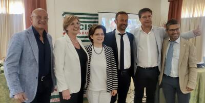 Da sx: Gianfranco Solazzo, Mina Gismondi, Ivana Barbacci, Fabio Mancino, Roberto Calienno e Davide Monteleone