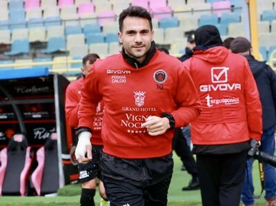 MATCH WINNER Alessio Curcio nella foto Calcio Foggia 1920