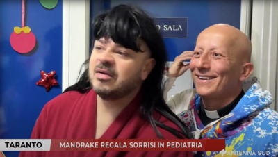 Mandrake porta sorrisi ai piccoli pazienti di Taranto