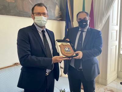 I sindaci delle due città, Rinaldo Melucci e Domenico Bennardi