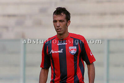 Riccardo Innocenti, sua la rete dell’ultimo successo del Taranto sulla Juve Stabia (Foto Luca Barone)