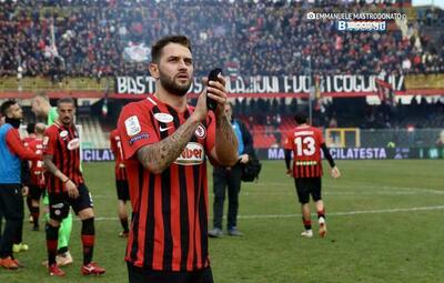 Oliver Kragl con la maglia del Foggia