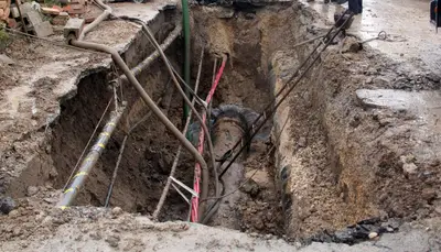 Lavori stradali - Impianto fognario