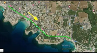 Senso unico di marcia su Viale dei Micenei, nel tratto compreso tra Via del Mare e Viale Serrone