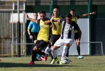 Un'azione fra Leonzio e Melilli (foto Simona Amato)
