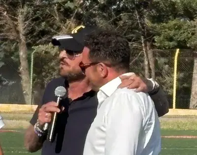 Schillaci e Cutrufo a Palazzolo lo scorso mese di giugno