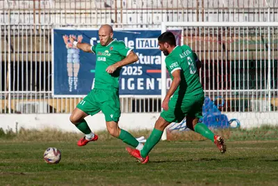 Markic e Aliperta in azione ad Agrigento (foto Amato)