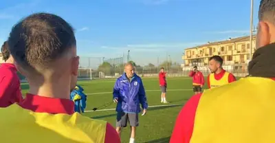 Jemma al lavoro (foto Real Siracusa)